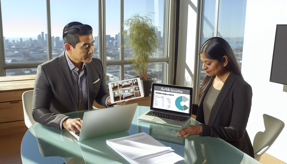 airbnb income loan qualification